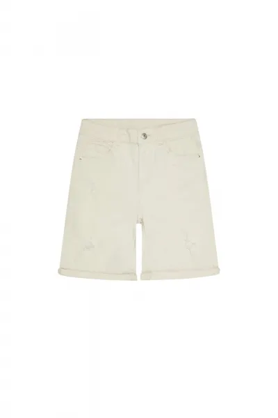 Marisse Ripped Shorts L-Sh-3700 L.Beige