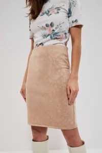 Béžová puzdrová sukňa