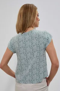 Marisse Patterned Shirt Blouse L-Ko-3731 Forest