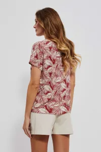 Marisse Shirt Blouse With A Plant Print L-Ko-3739 Magma