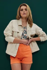 Marisse Lyocell Shorts L-Sh-3703 Melon