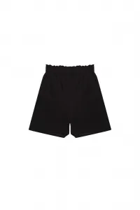 Marisse High-Waisted Viscose Shorts L-Sh-3719 Black