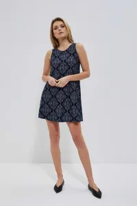 Marisse Summer Dress With Straps L-Su-3741 Navy