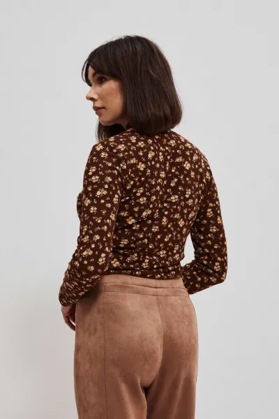 Marisse Blouse Z-Ts-3940 D.Brown
