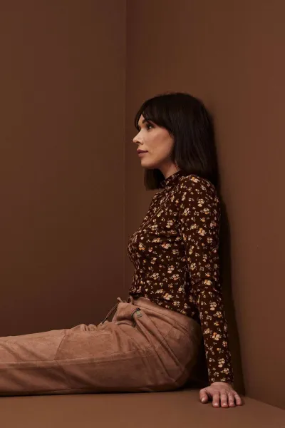 Marisse Blouse Z-Ts-3940 D.Brown
