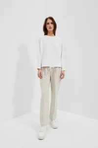 Marisse Women's Sweatshirt L-Bl-4013 Off White