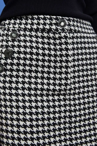 Houndstooth mini sukňa