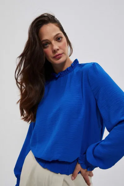 Marisse Women's Shirt L-Ko-4005 Blue