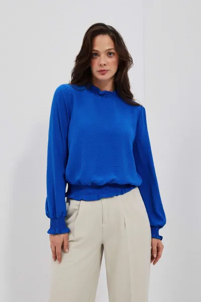 Marisse Women's Shirt L-Ko-4005 Blue