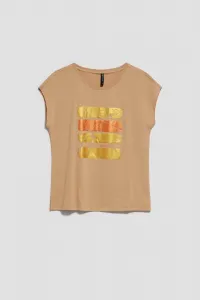 Marisse Women's T-Shirt L-Ts-4038 D.Beige