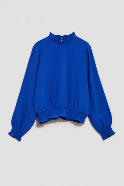 Marisse Women's Shirt L-Ko-4005 Blue