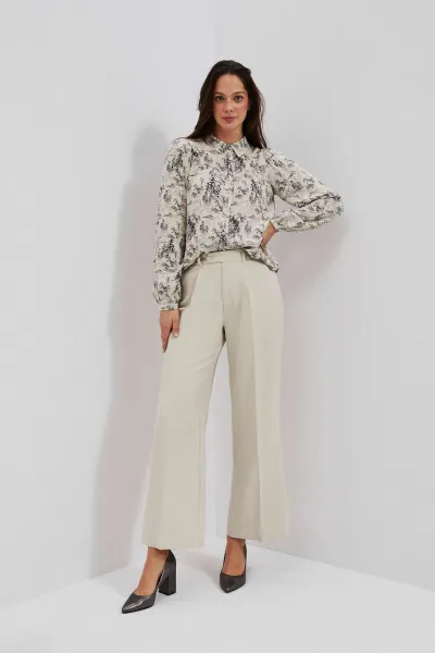 Marisse Women's Trousers L-Sp-4004 L.Beige