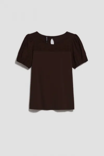 Marisse Women's T-Shirt L-Ts-4013 D.Oak