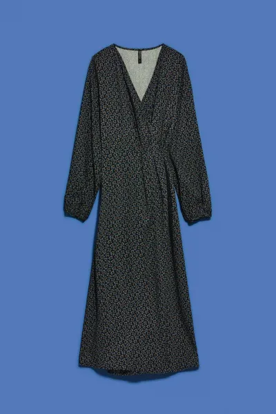 WOMEN'S DRESS L-SU-4008 BLACK