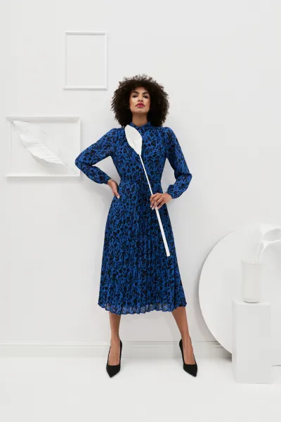 Marisse Women's Dress L-Su-4022 Blue