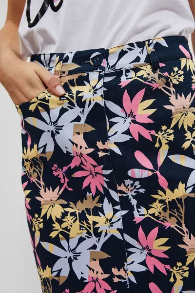 WOMEN'S SKIRT L-SC-4006 D.OAK