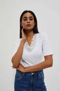 Marisse Women's T-Shirt L-Ts-4084 White