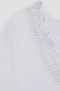Marisse Women's T-Shirt L-Ts-4084 White