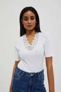 Marisse Women's T-Shirt L-Ts-4084 White