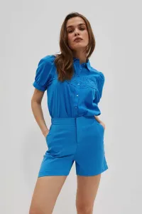 WOMEN'S SHORTS L-SH-4021 FRESH BLUE