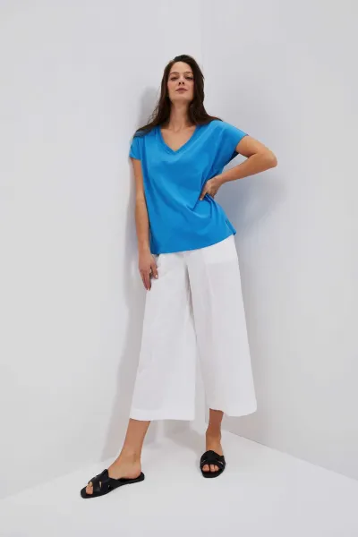 Marisse Women's T-Shirt L-Ts-4048 Fresh Blue