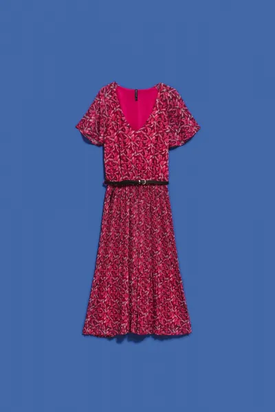 Marisse Women's Dress L-Su-4032 Strawberry
