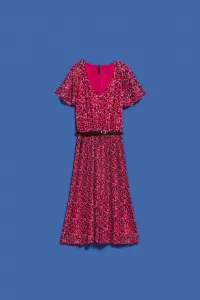 Marisse Women's Dress L-Su-4032 Strawberry