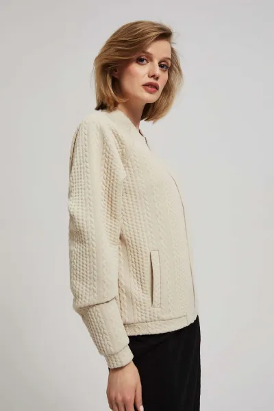 Marisse Zip-Up Sweatshirt With Pockets