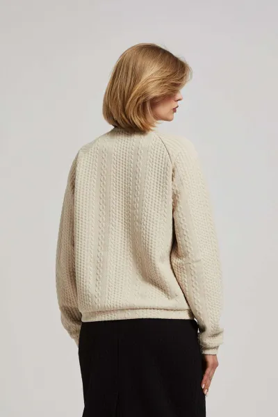 Marisse Zip-Up Sweatshirt With Pockets