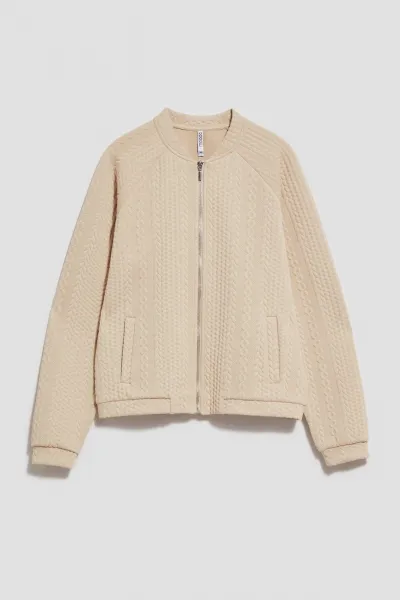 Marisse Zip-Up Sweatshirt With Pockets