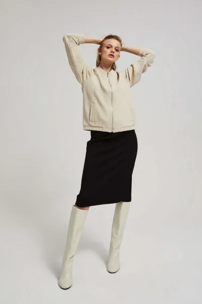 Marisse Zip-Up Sweatshirt With Pockets