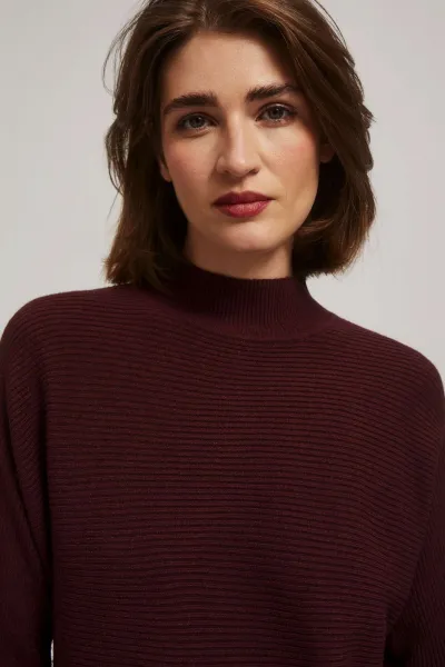 Marisse Batwing Turtleneck Sweater