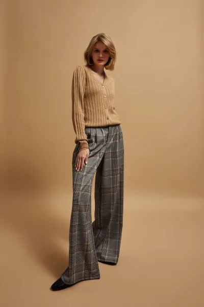 Marisse Sweater Decorated With Metallic Thread