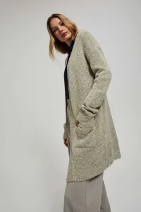 Marisse Long Cardigan With Pockets, Sand Color