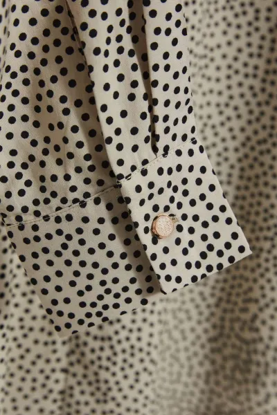 Marisse Polka-Dot Shirt