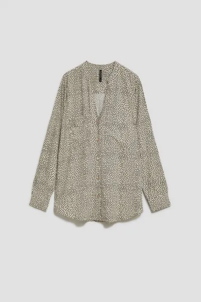Marisse Polka-Dot Shirt