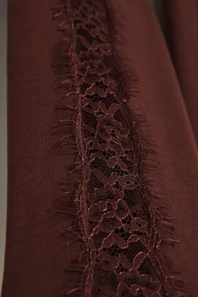 Marisse Blouse With Lace On The Sleeves