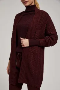 Marisse Long Chestnut Cardigan