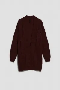 Marisse Long Chestnut Cardigan