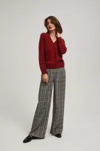 Marisse Sweater With Openwork Sleeves