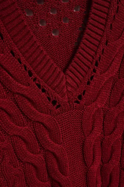 Marisse Sweater With Openwork Sleeves