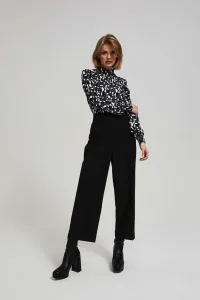 Marisse Plain Wide-Leg Trousers