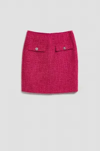 Marisse Pink Tweed Skirt