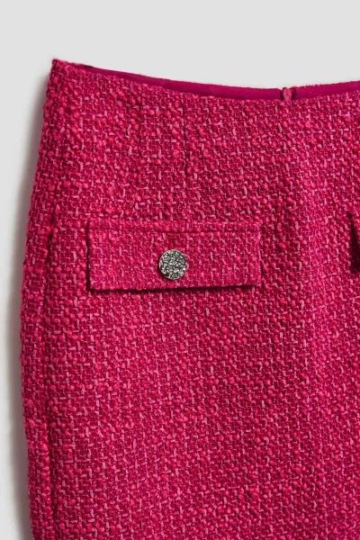 Marisse Pink Tweed Skirt