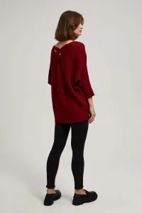 Marisse Burgundy Batwing Sweater