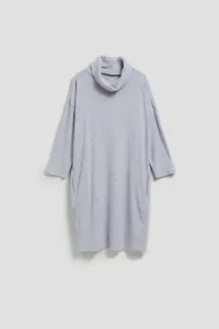 Marisse Gray Turtleneck Dress