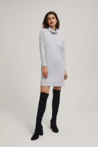 Marisse Gray Turtleneck Dress