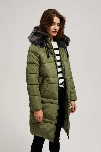 Marisse Quilted Jacket With A Warm Hood