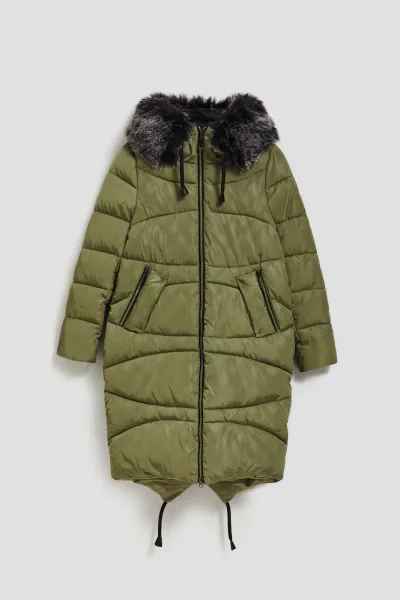 Marisse Quilted Jacket With A Warm Hood
