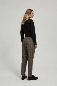 Marisse Gray Checkered Trousers
